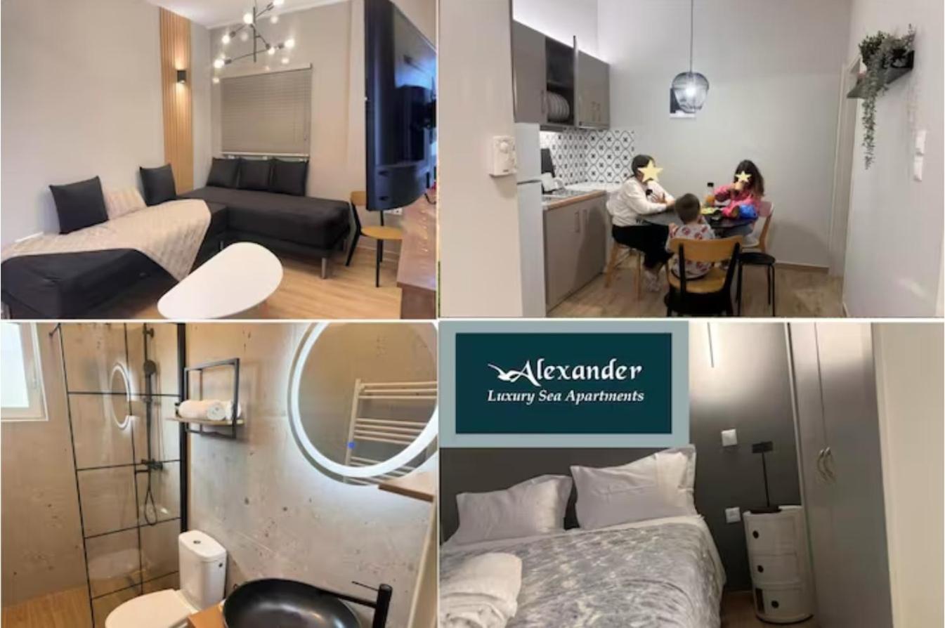 Alexander Luxury Sea Apartments Néa Khilí Eksteriør bilde